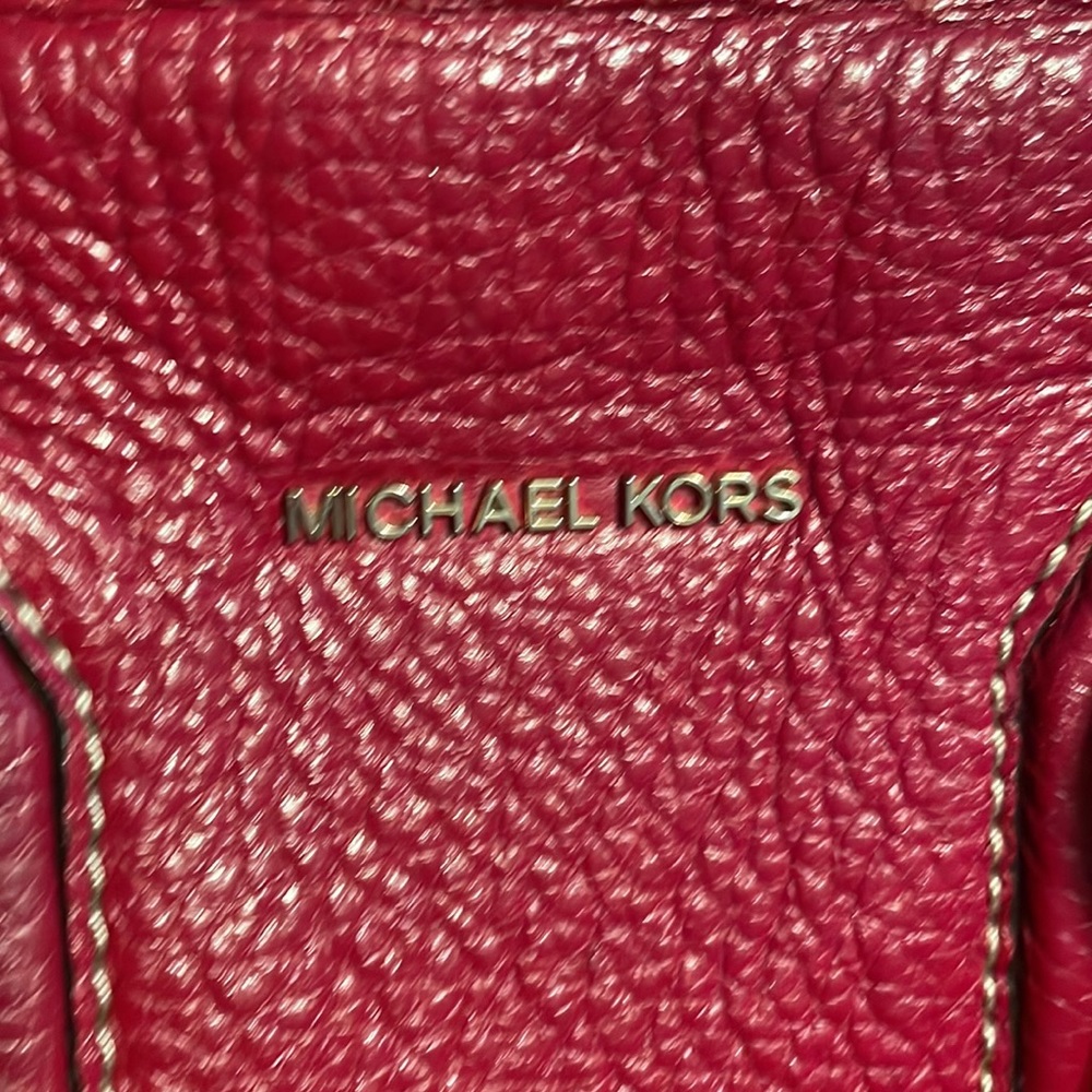 Red Michael Kors Purse - Picture 7 of 7